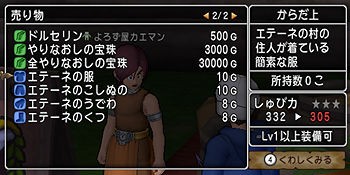 新エテーネのクエで人間の種族服ゲット 兄弟の痕跡 ゆうきりんりん