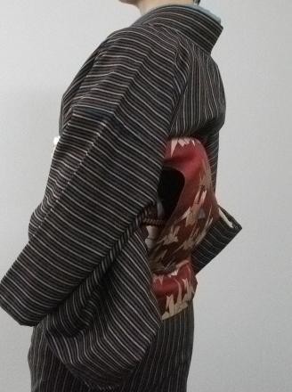 昭和初期を意識したレトロウール着物コーデ : 四十代で楽しむ