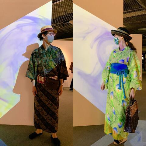 浴衣夫婦で京都へ 金魚展に琥珀流し : 四十代で楽しむ普段着物