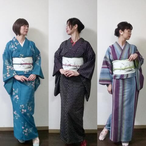 考察】着物一枚に帯三本 着物三枚に帯一本 : 四十代で楽しむ普段着物