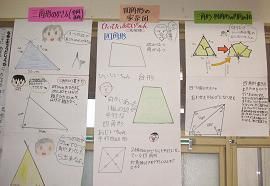 算数図形の掲示物 ザッキンチョ