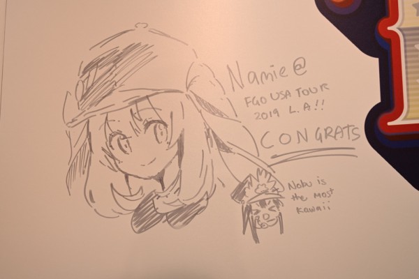 ロサンゼルスファン大興奮！『FGO USA Tour in LA』で武内崇さん描き