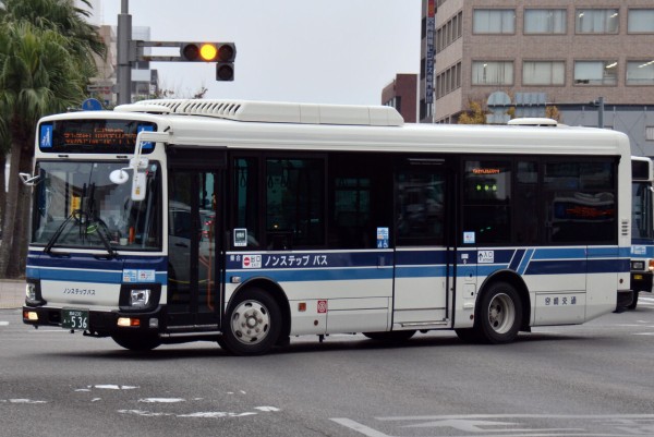 宮崎交通 中型車 ざっしーのただ載せてゆくだけ