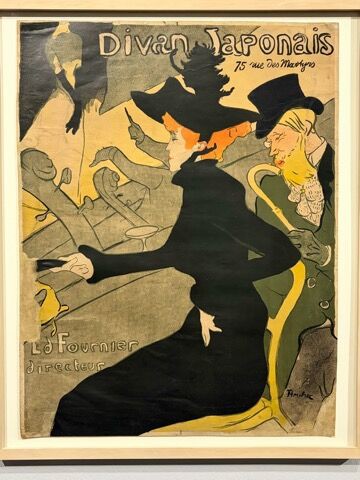 美術】ロートレック／『ディヴァン・ジャポネ』 Henri de Toulouse
