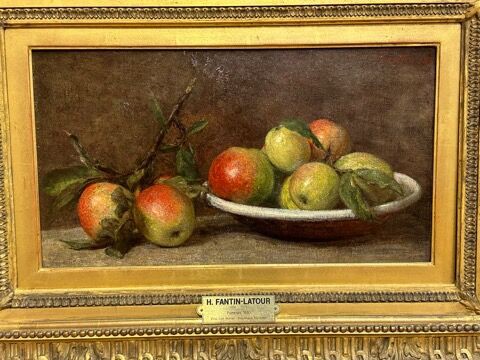 美術】アンリ・ファンタン＝ラトゥール／『りんごのある静物画』 Henri