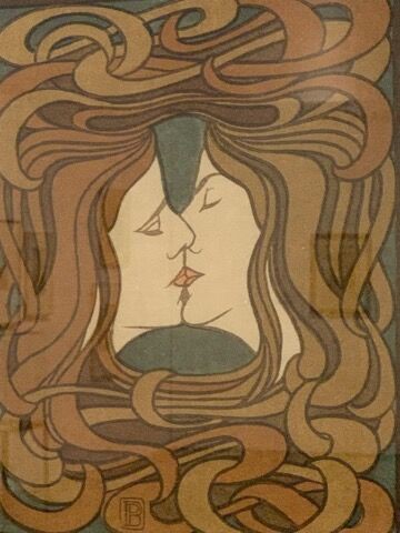 美術】ペーター・ベーレンス／『接吻』 Peter Behrens/Der Kuss