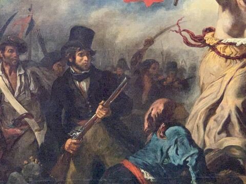 kEugène Delacroix【民衆を導く自由の女神】 美術】ドラクロワ／『民衆を導く自由の女神』 Eugène Delacroix