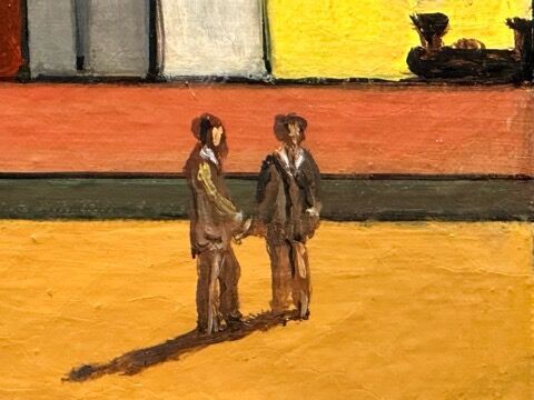 ジョルジョ・デ・キリコ、【大勝負（イタリア広場）】、希少画集画 ジョルジョ・デ・キリコ、【大勝負（イタリア広場）】、希少画集画
