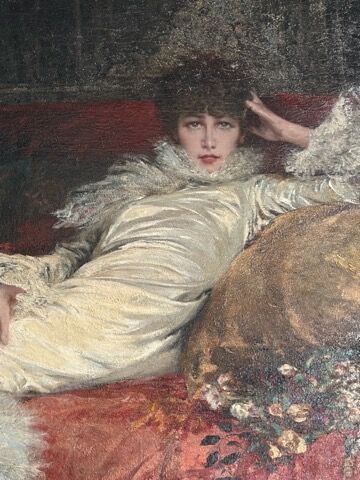 美術】ジョルジュ・クレラン／『サラ・ベルナール』 Georges Clairin