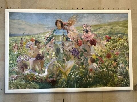 美術】ジョルジュ・ロシュグロス／『花の騎士』 Georges Rochegrosse