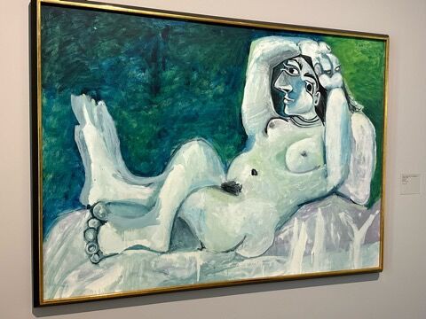 PABLO PICASSO、パブロ・ピカソ、【裸婦】、超希少画・海外レゾネ 美術】パブロ・ピカソ／『大きな裸婦』 Pablo Picasso/Big Nude