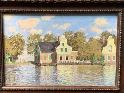 クロード・モネ、「The Zaan at Zaandam」、人気作品、状態良好 ザンダムのザーン