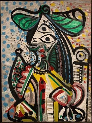 美術】パブロ・ピカソ／『座っている男』 Pablo Picasso/Homme Assis