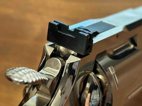 タナカワークス コルトパイソン4インチ ニッケルフィニッシュ