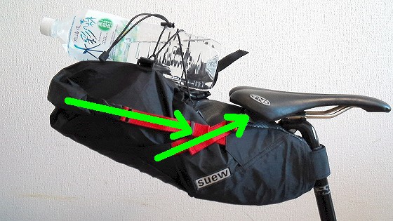 ブルベ用サドルバッグ suew Fast Cruise 追記 : iwanの自転車日記