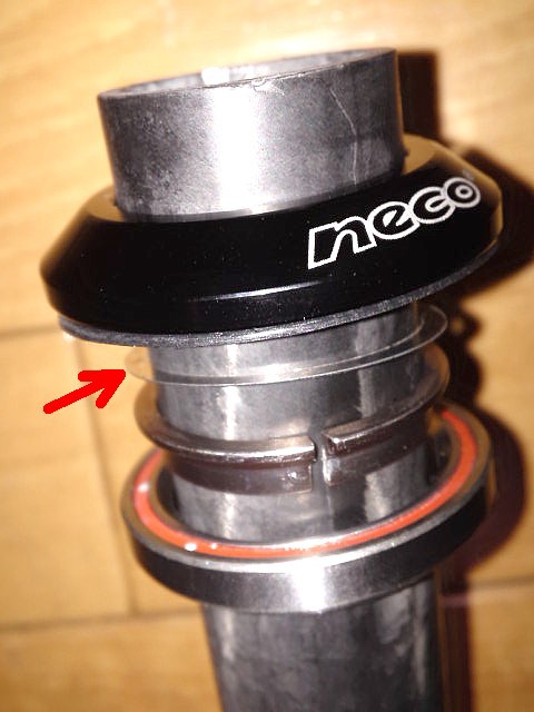 Denghu FM066 （7）ヘッドパーツの組み付け : iwanの自転車日記