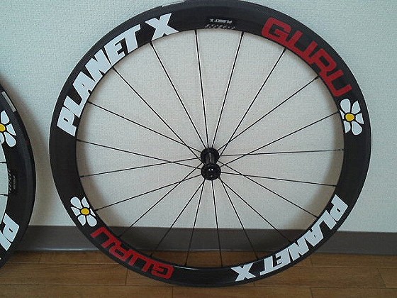 カーボンホイールPlanet X R50 Guru Team Edition（２）御開帳 : iwan