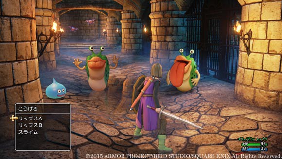 PS4/3DS】ドラゴンクエストXI DQ11「過ぎ去りし時を求めて」ゲーム画面