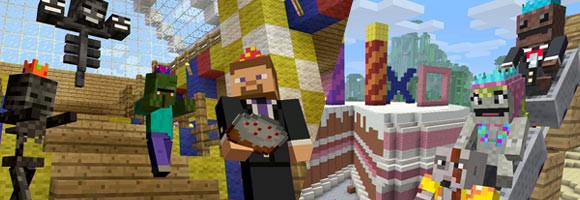 マイクラ Minecraft 2周年記念無料スキンパック 2ndバースデー スキンパック 期間限定配布中 Ps4 Ps3 Psvita ゲームをレンタルできるゲーム屋さん