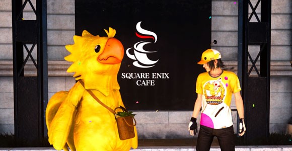 【正規品】ファイナルファンタジー15 チョコボ　スクウェアエニックスカフェ FF15】モグチョコカーニバル「スクウェア・エニックス カフェ」料理