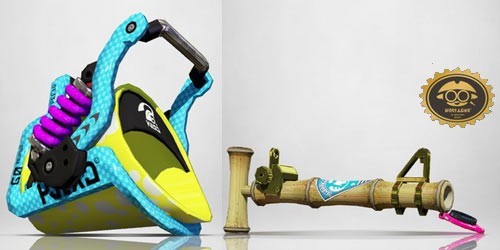 スプラトゥーンアミーボ  パブロ  バケットスロッシャー スプラトゥーン ブキチセレクションで追加されるブキ公開