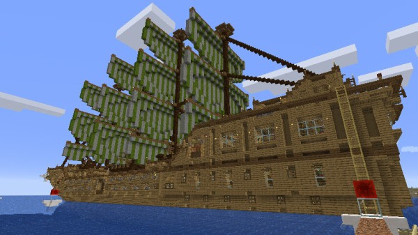 遥かに大きな船を作る (10) : マインクラフトてんやわんや開拓記