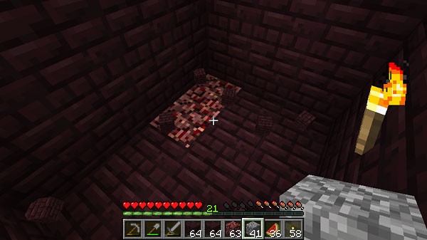 ネザー砦解体中 : マインクラフトてんやわんや開拓記