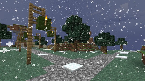 マインクラフト 雪 照明