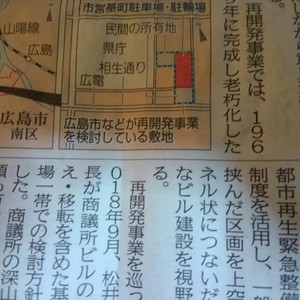 広島の都市問題 基町駐車場一帯再開発事業のその後 封入体筋炎患者闘病記