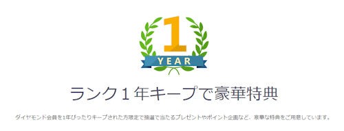 楽天ダイヤモンド会員年間キープ特典 の現実 無職のおっさん渡世日記