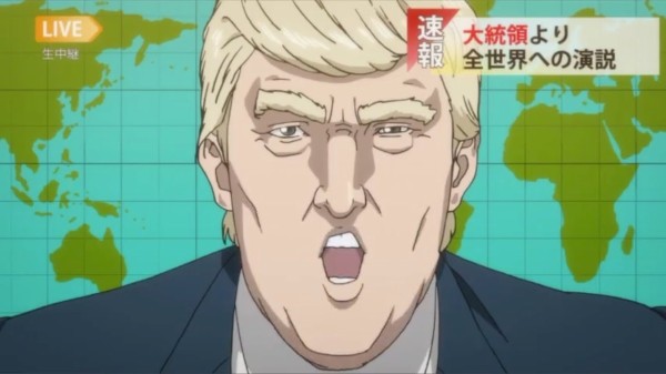 海外 日本のアニメにドナルド トランプが出てた 笑 海外反応 I Love Japan