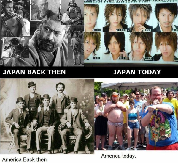 日本人 アメリカ人 昔と今の比較画像が面白い 海外の反応 海外反応 I Love Japan 日本人 アメリカ人 昔と今の比較画像が面白い 海外の反応 海外反応 I Love Japan